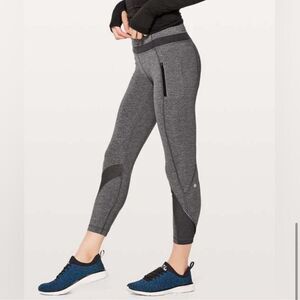 Lululemon Inspire Tight Legging Heathered Black Gray